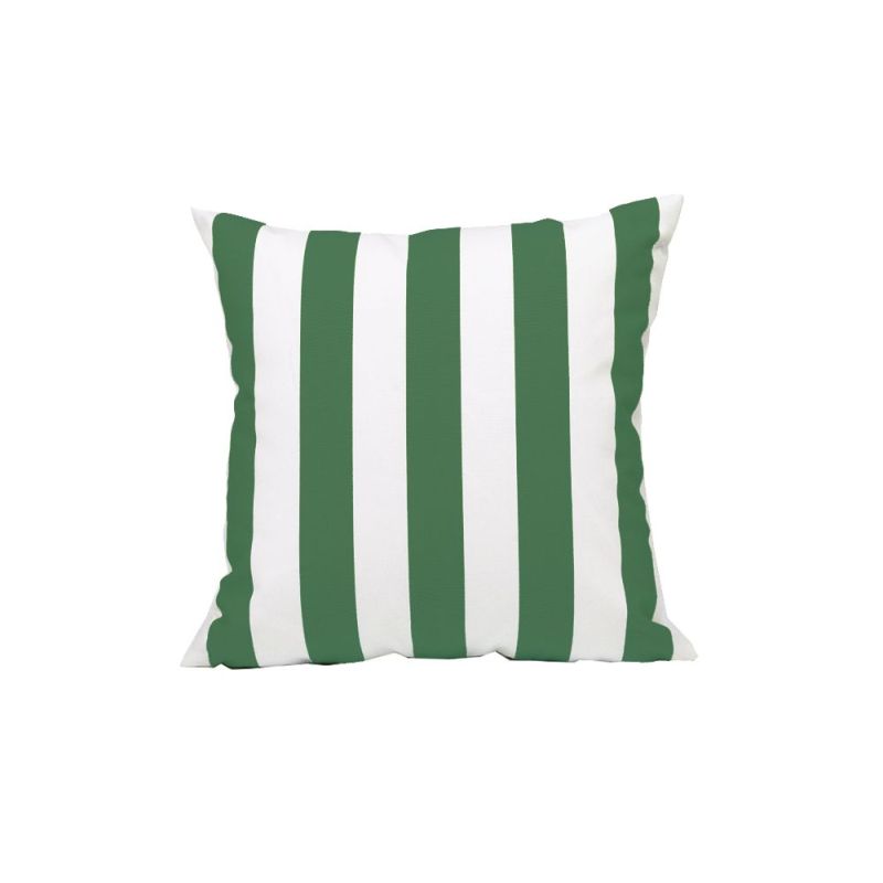 Bramblecrest Jade Stripe Square Scatter Cushion