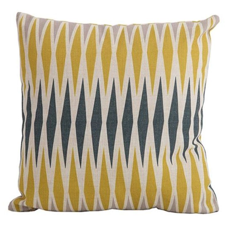 Bramblecrest Harlequin Yellow 45cm Square Scatter Cushion