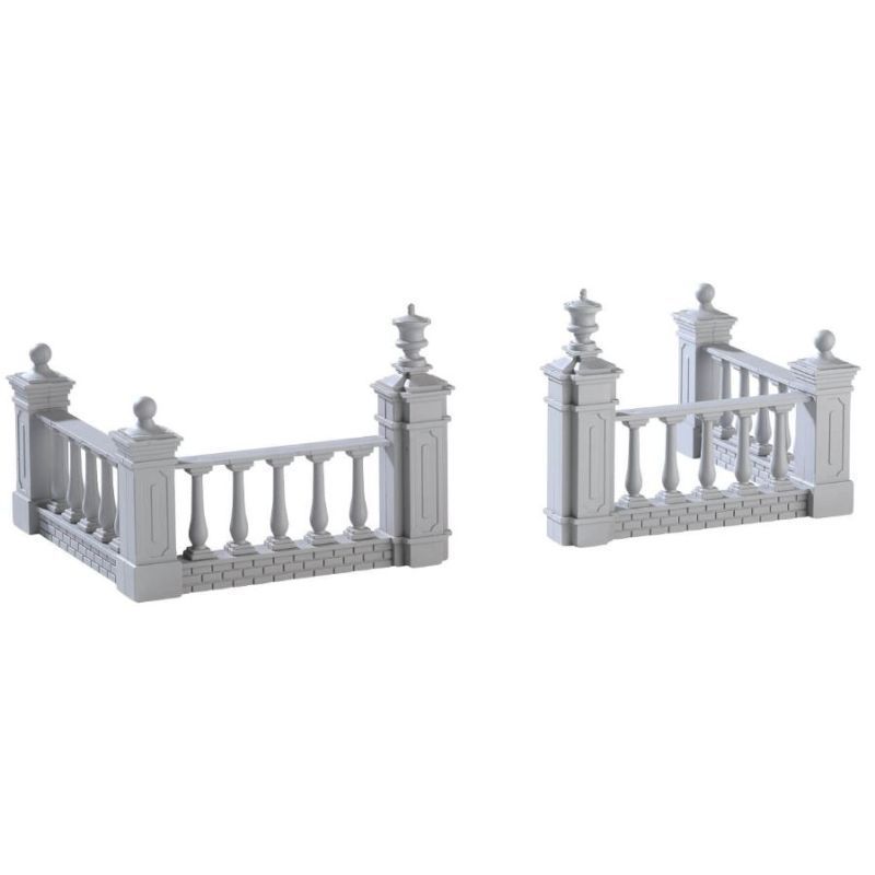 Lemax - Plaza Fence, 4 Piece Set