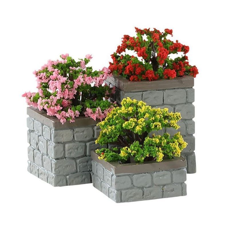 Lemax - Flower Bed Boxes, Set of 3