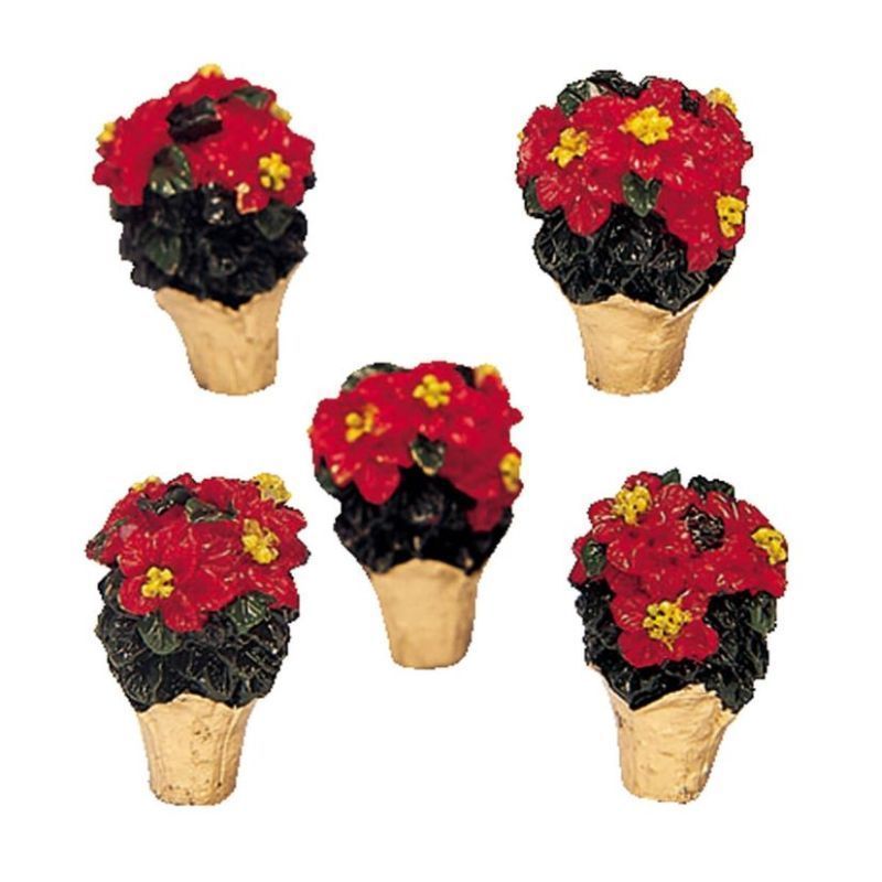 Lemax - Poinsettias, Set of 5