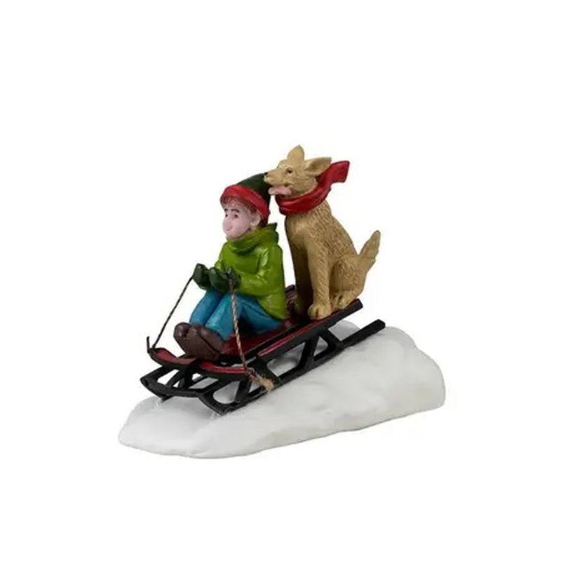 Lemax Doggone Downhill Sledding