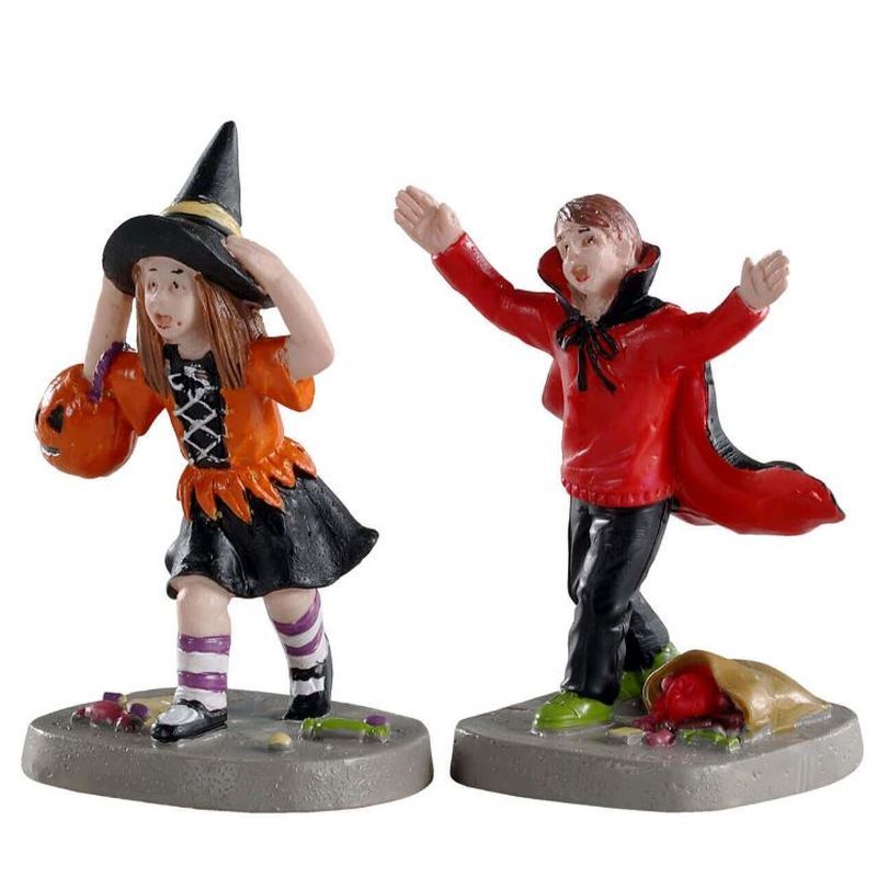 Lemax Terrified Trick-Or-Treaters - Set of 2