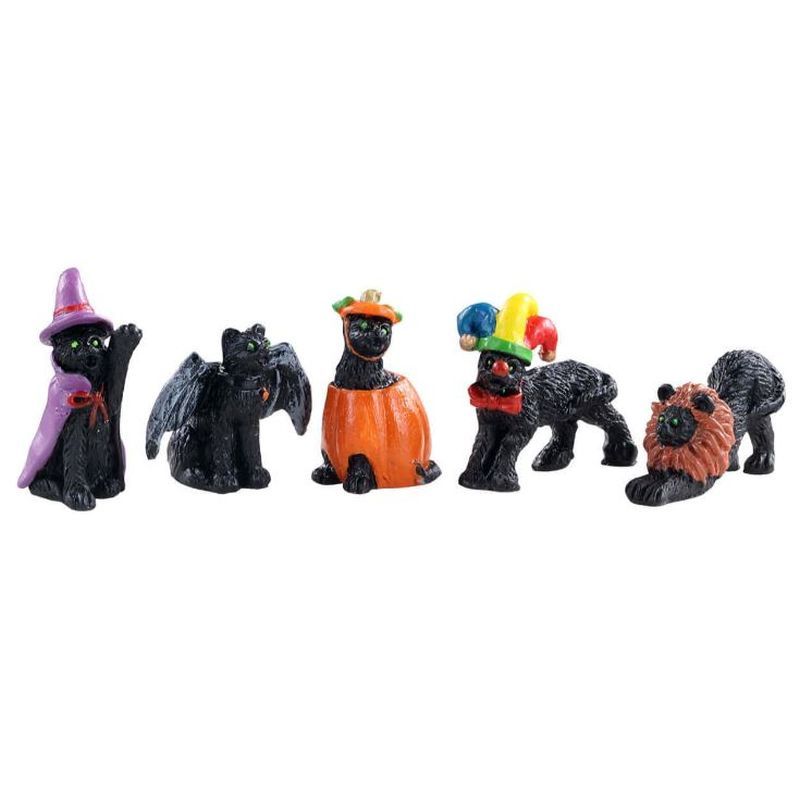 Lemax Halloween Cats - Set of 5